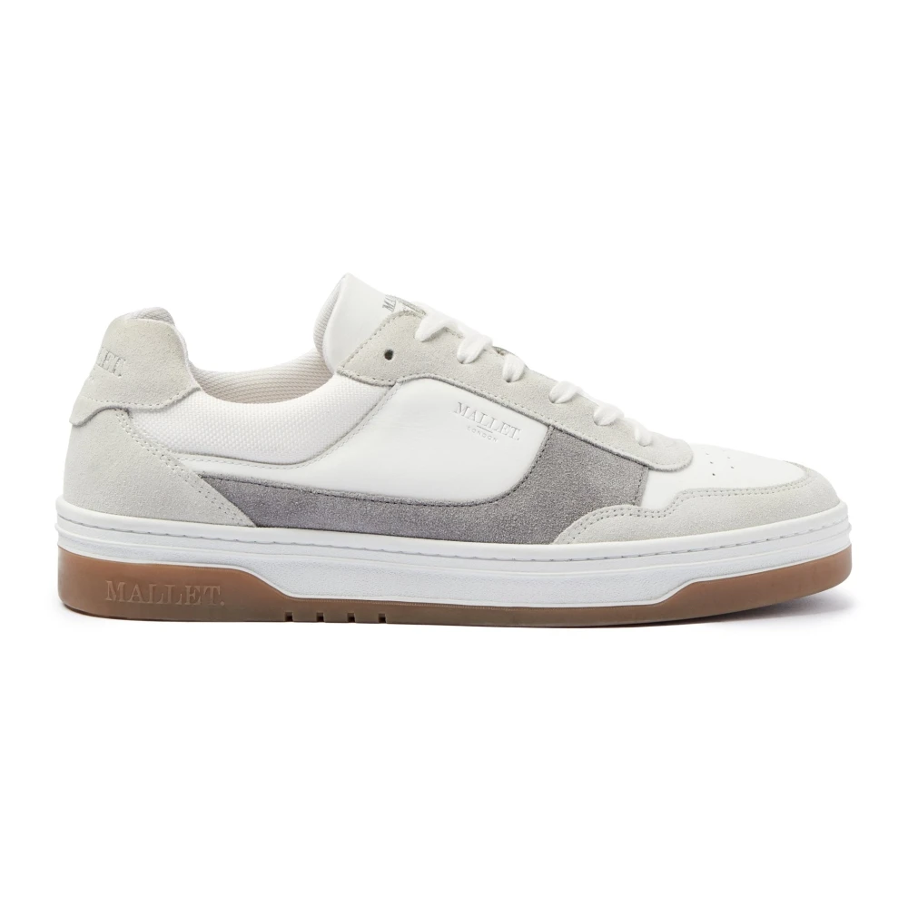 Graue Gummi-Ledersneaker - Mallet London - Modalova