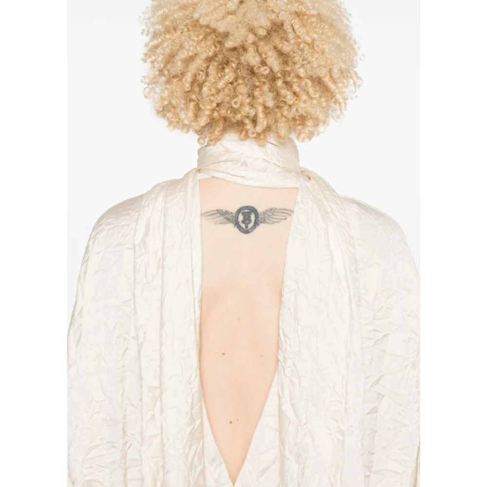 Khaite Elegante Zijden Blouse Beige Dames