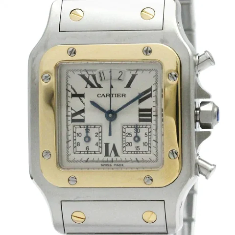 Cartier Vintage Pre-owned Guld klockor Yellow, Herr