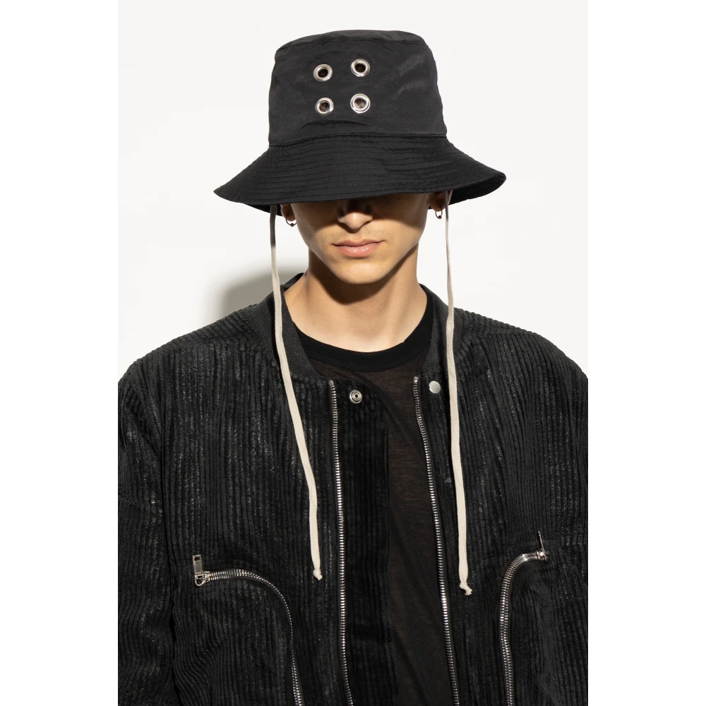 Rick Owens Gilligan Hoed Black Heren