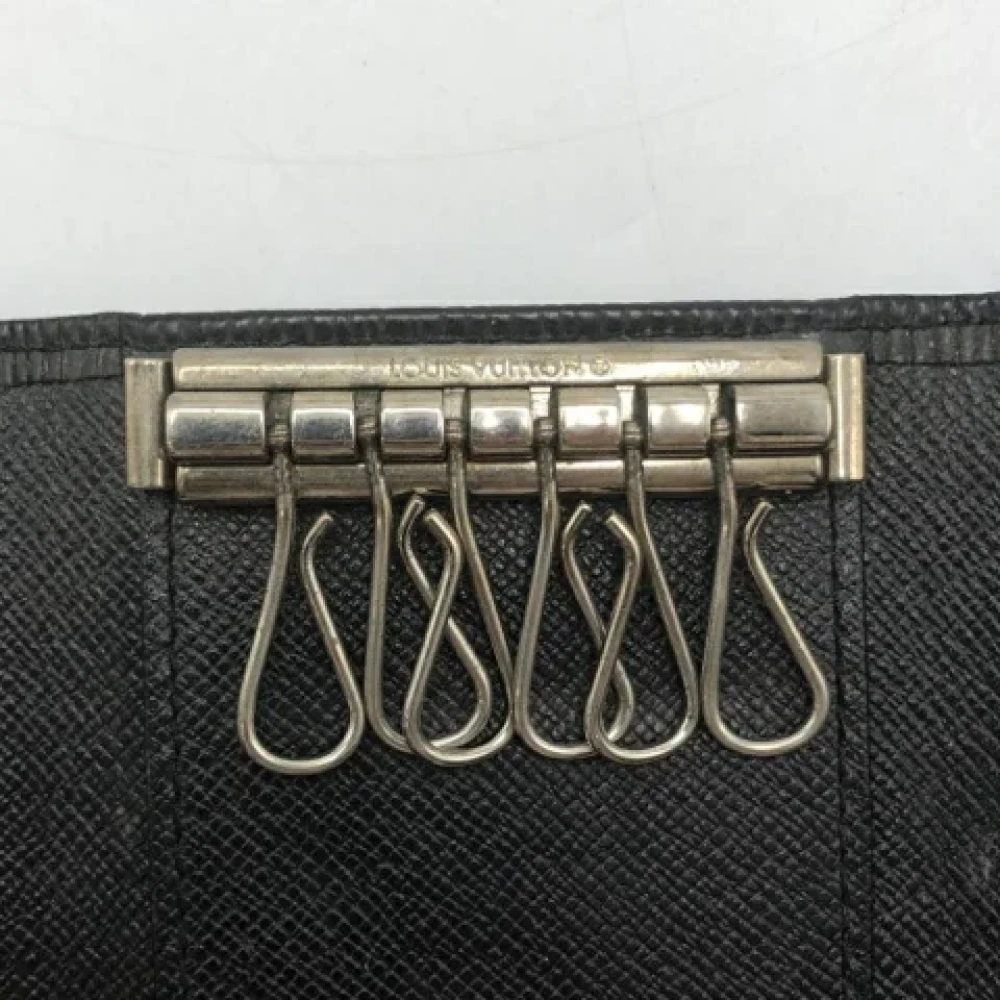 Louis Vuitton Vintage Pre-owned Leather key-holders Black Dames