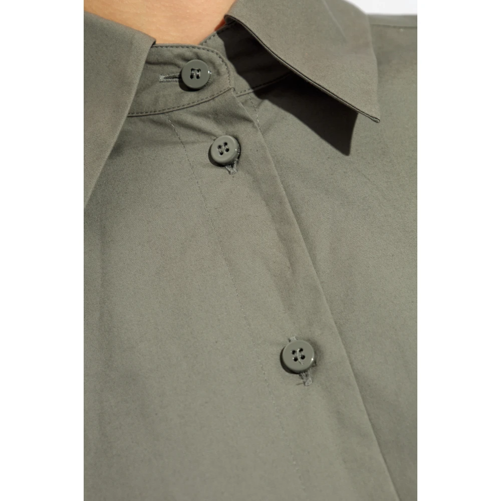 The Attico Jurk met logo Gray Dames