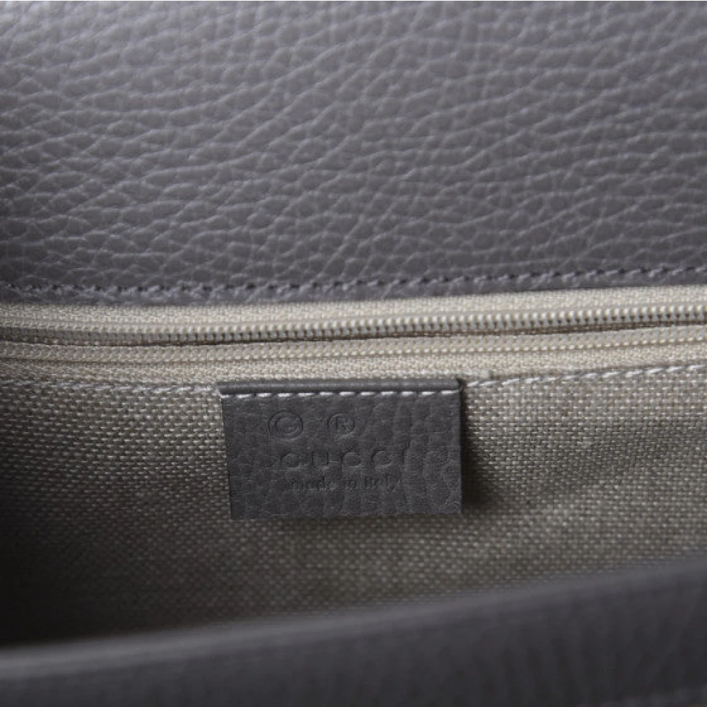 Gucci Interlocking GG Schoudertas Gray Dames
