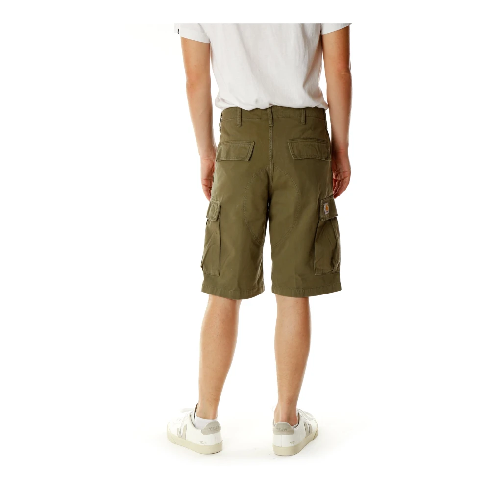 Carhartt WIP Militaire Cargo Shorts Regular Fit Green Heren