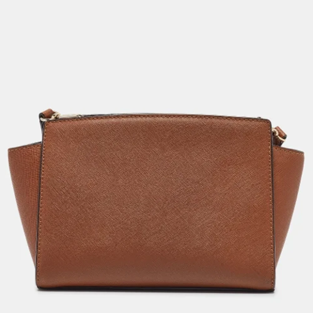 Michael Kors Pre-owned Leather crossbody-bags Brown Dames