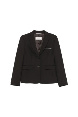 Blazer med pärldetaljer