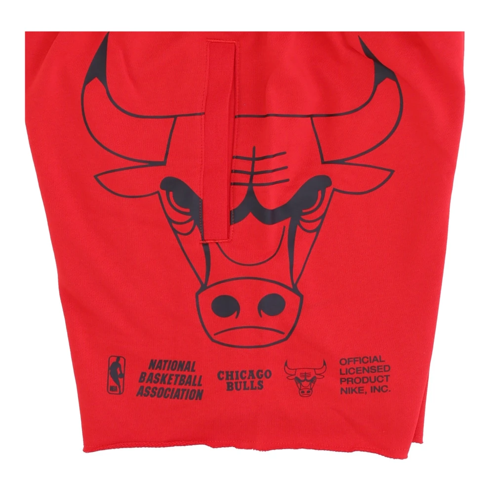 Nike Chicago Bulls Fleece Shorts Red Heren