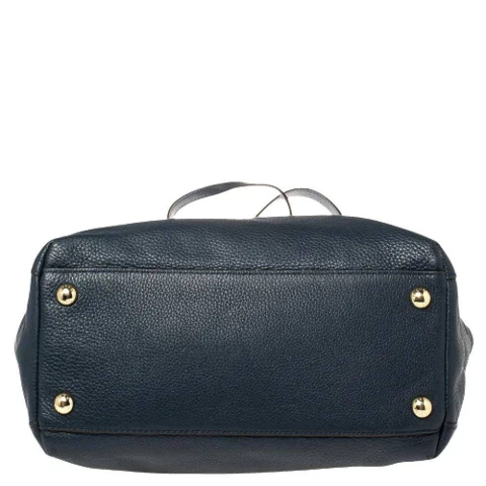 Michael Kors Pre-owned Leather totes Blue Dames