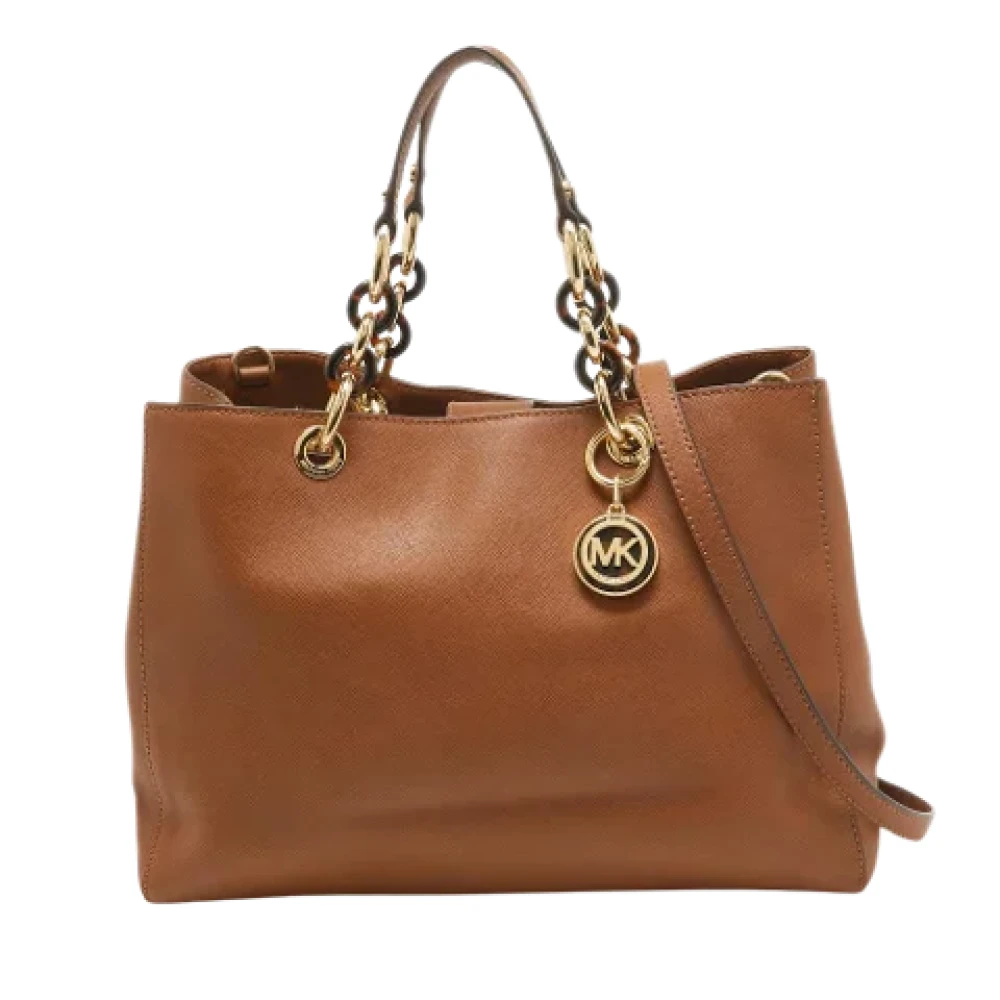 Michael Kors Pre-owned Leather handbags Brown Dames
