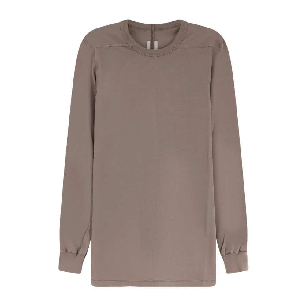 Rick Owens Brown Long Sleeve T-Shirts, Male, M, Temple Level Ls T-Shirt