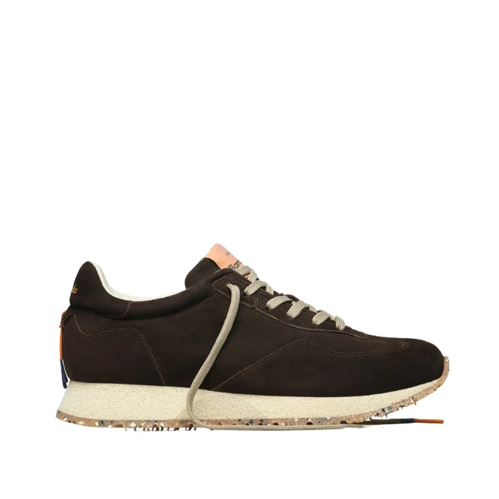 Barracuda Donkerbruine Suède Sneakers Rocket Heren Schoenen