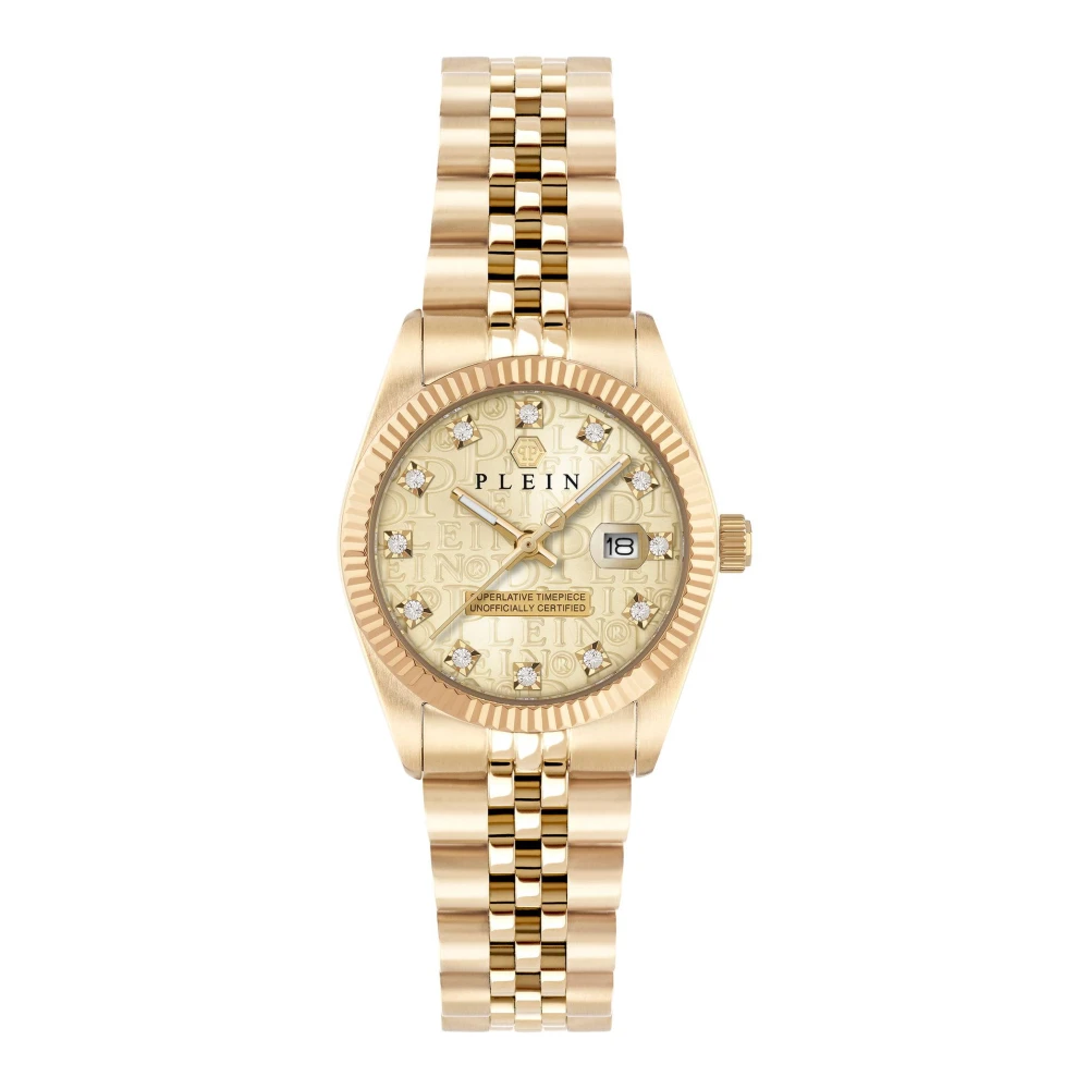 Philipp Plein Women's Yellow Watch Date Superlative