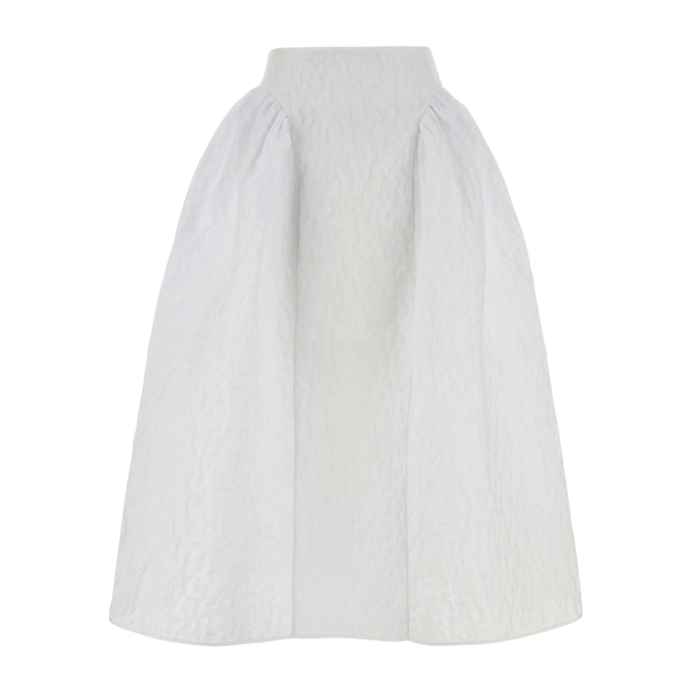 Cecilie Bahnsen Women's White Fabiola Skirt
