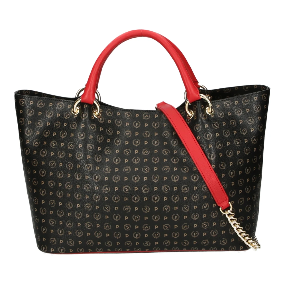 Pollini Elegante Handtas Heritage Collectie Black Dames