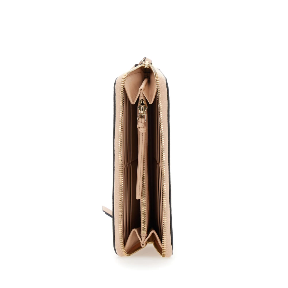 Chloé Roze Alphabet Logo Plaque Leren Portemonnee Pink Dames