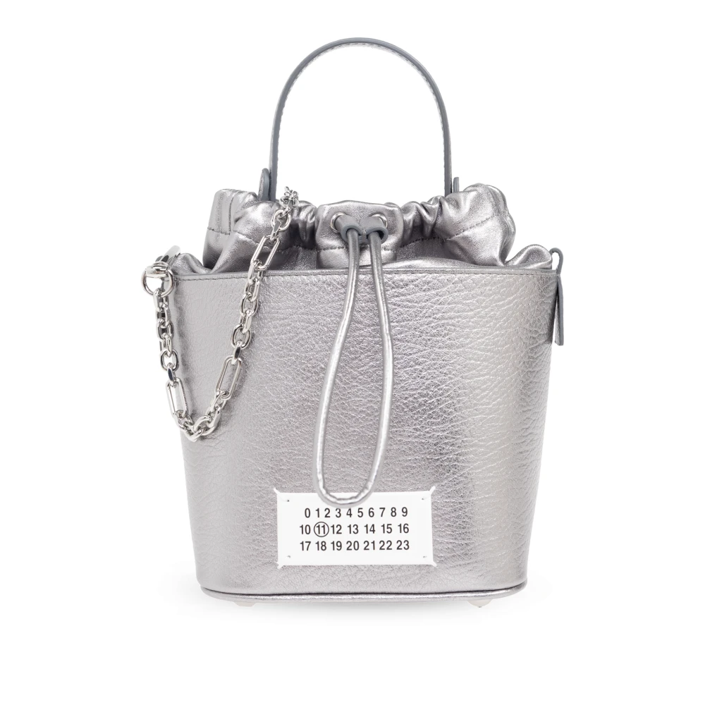 Maison Margiela Schoudertas met '5Ac Small' logo Gray Dames