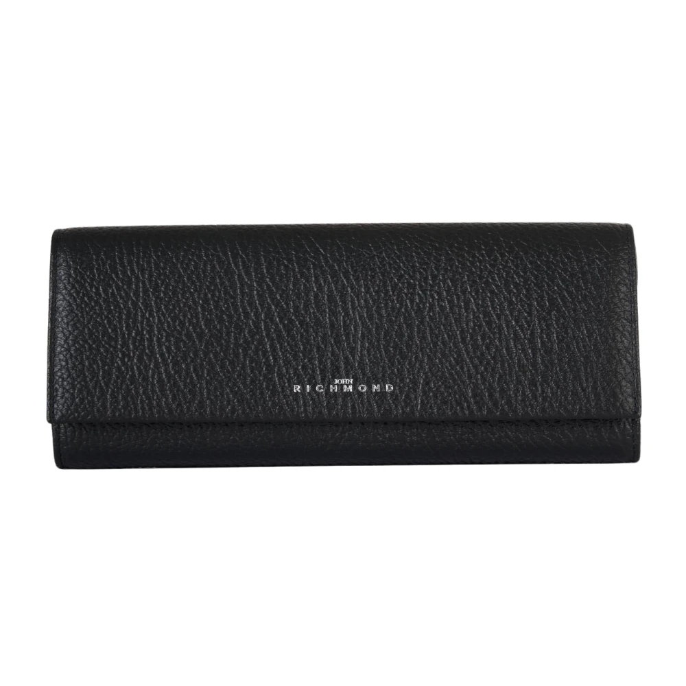 Richmond Zwarte Dames Clutch Gehamerd Textuur Black Dames