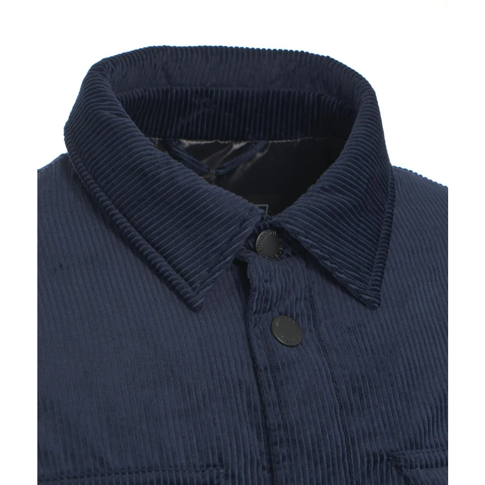 Afterlabel Blauwe Lichtgewicht Herenjas Aw24 Blue Heren
