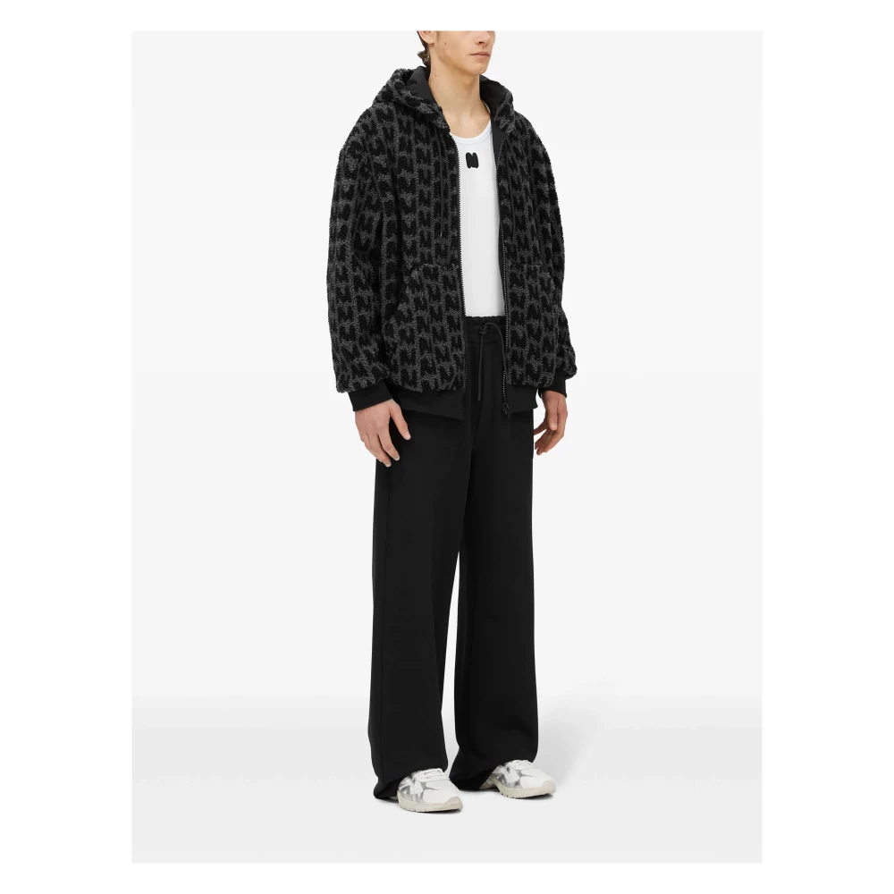 Msgm Zwarte Jogger Sweatpants Black Heren