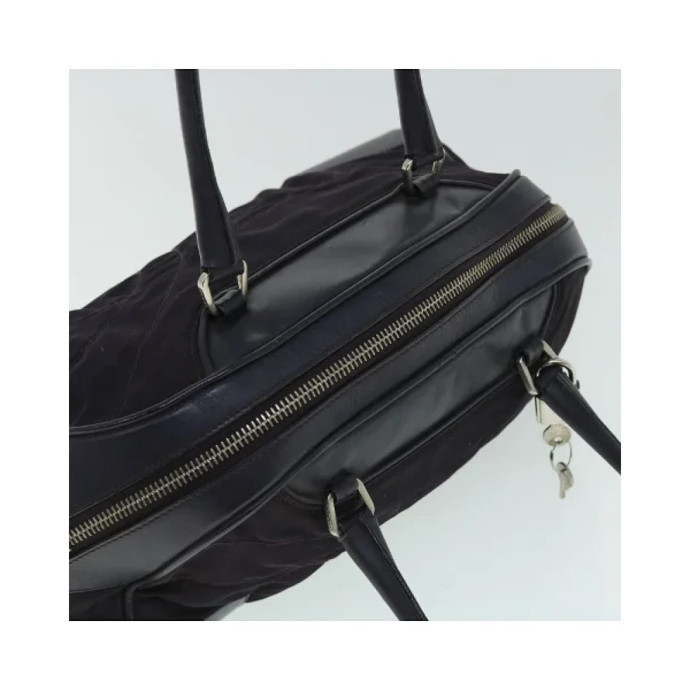 Prada Vintage Pre-owned Nylon prada-bags Black Dames