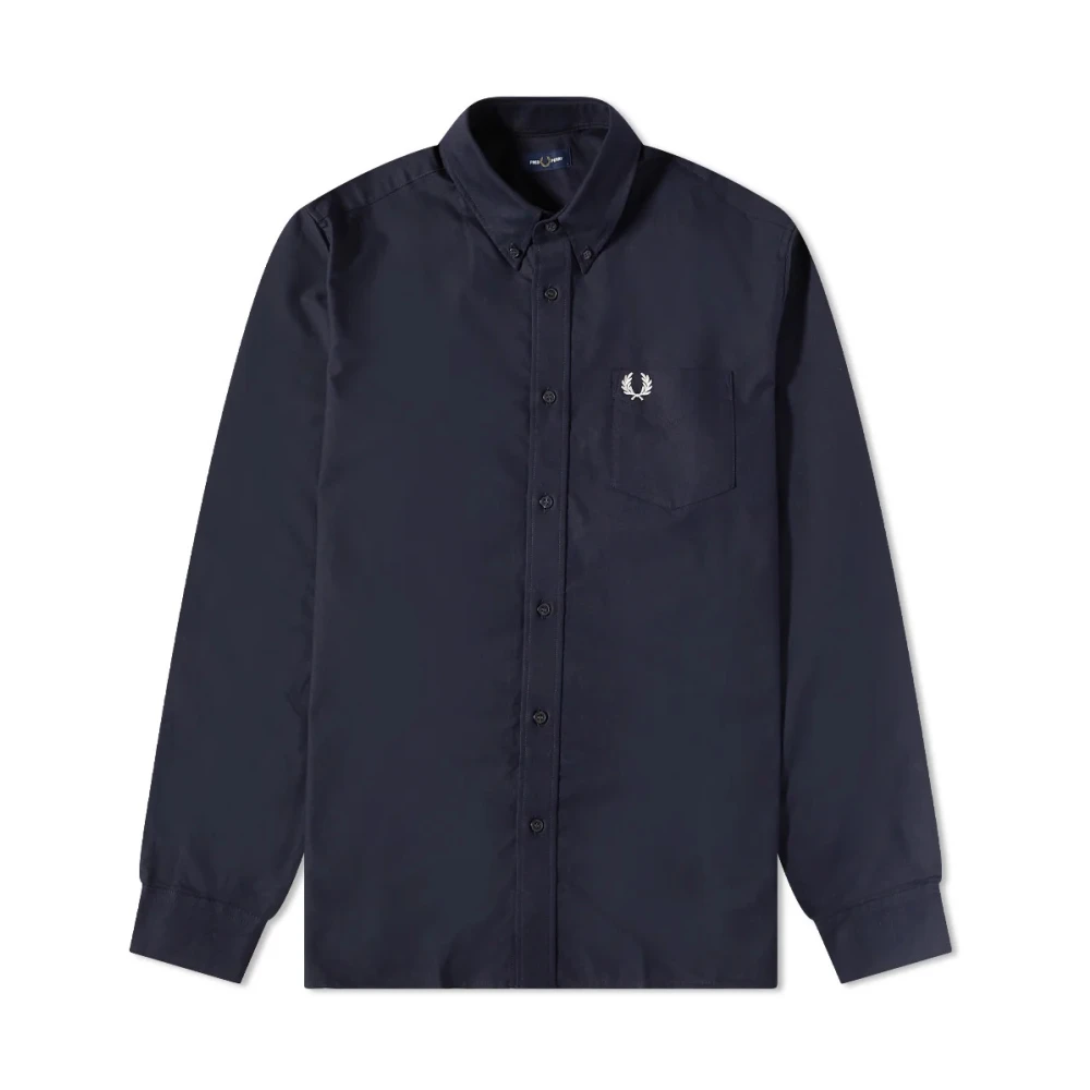 Fred Perry Men's Blue Casual Shirts, Xs, Authentic Oxford Shirt