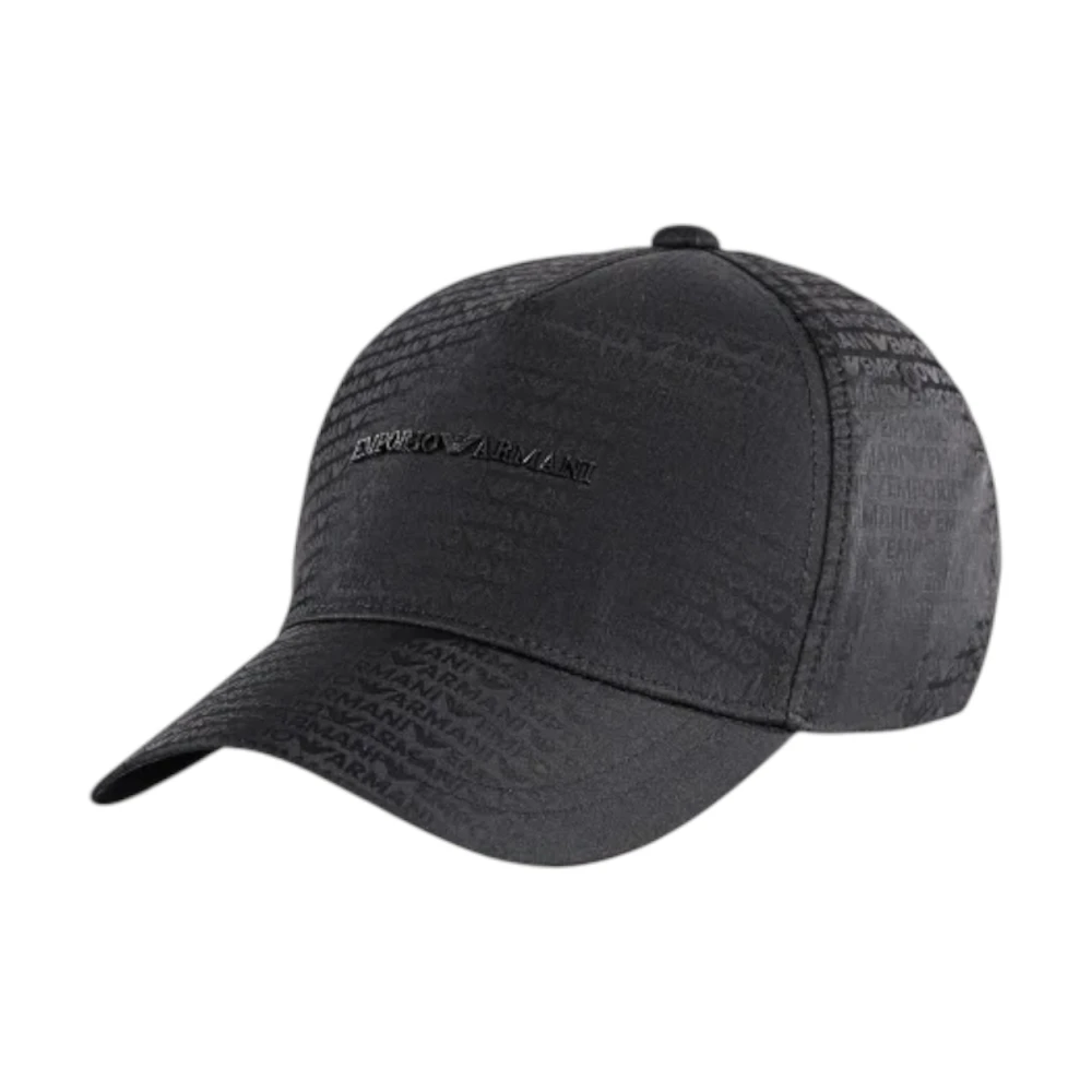 Ar i Monogram Baseballpet met reliëflogo Black Unisex