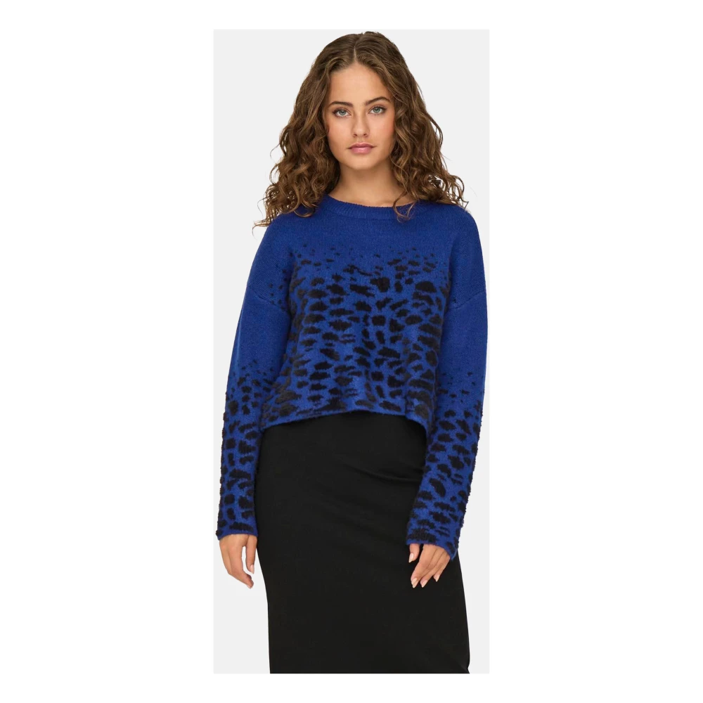 Only Stijlvolle Breigoed Collectie Blue Dames