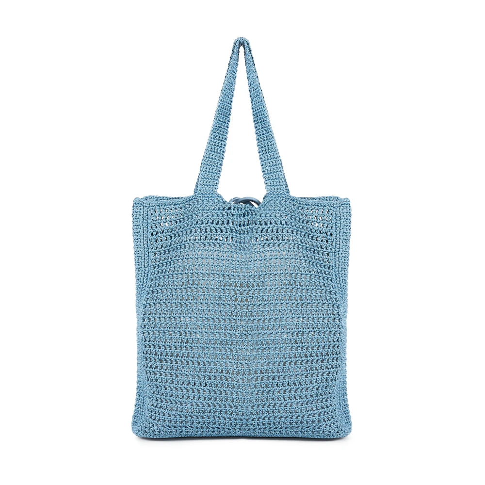 Gianni Chiarini Gehaakte Shopper Victoria Powder Blue Dames
