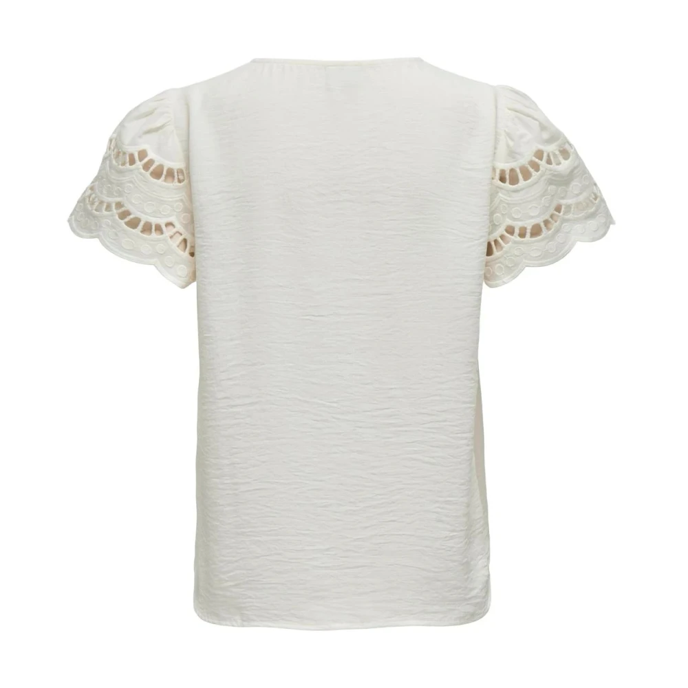 Jacqueline de Yong T-Shirts White Dames