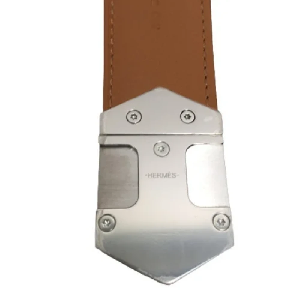 Hermès Vintage Pre-owned Leather belts Black Dames