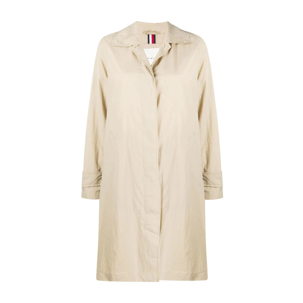 Tommy Hilfiger Beige Regenjas Trenchcoat Buitenkleding Beige Dames