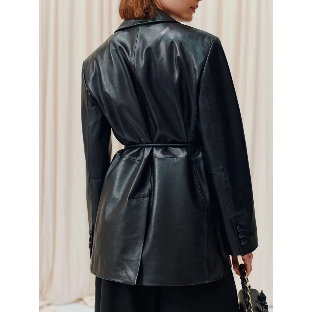 Marella Stijlvolle Geriemde Jurk Black Dames