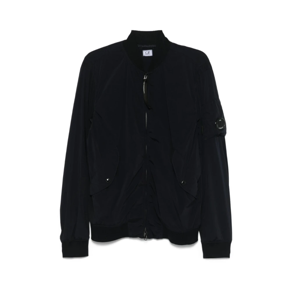 C.P. Company Blauwe Jassen met Dubbele Ritssluiting Blue Heren