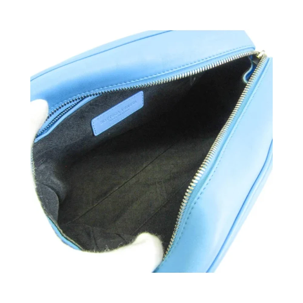 Bottega Veneta Vintage Pre-owned Leather clutches Blue Dames