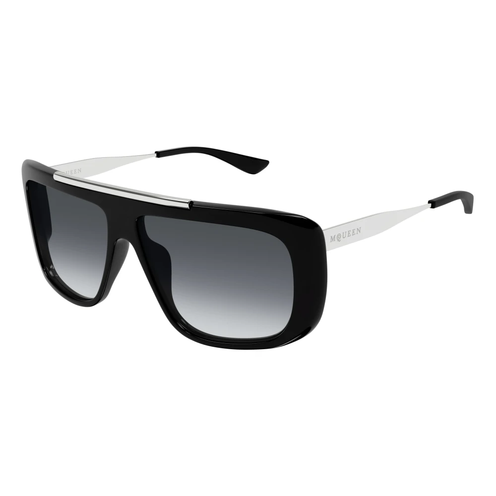 Alexander Mcqueen Unisex Black Stylish Sunglasses Am0492s
