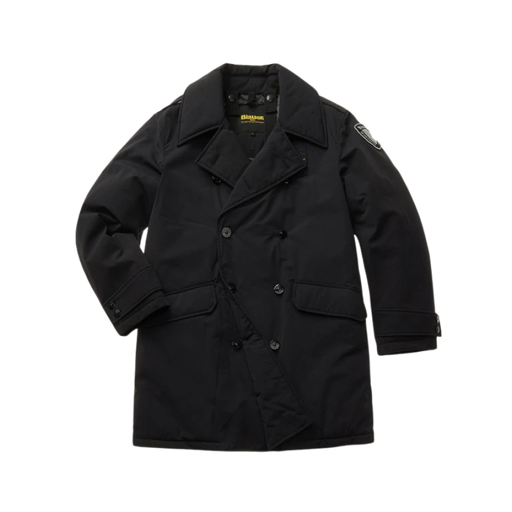 Blauer Zwarte Porter Jas Black Heren