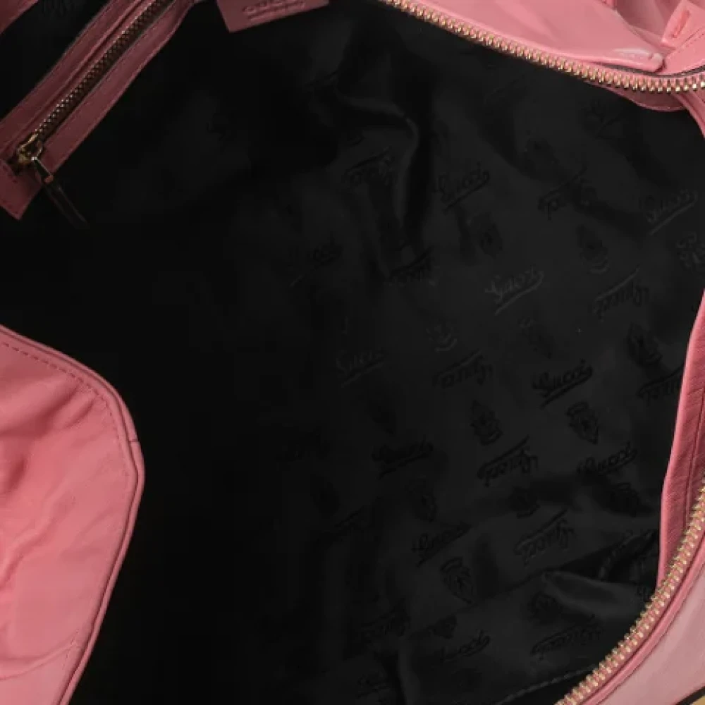 Gucci Vintage Pre-owned Leather gucci-bags Pink Dames