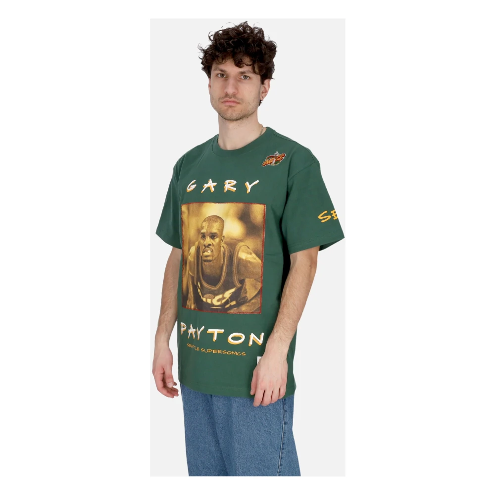 Mitchell & Ness Vintage NBA Speler Tee Gary Payton Green Heren