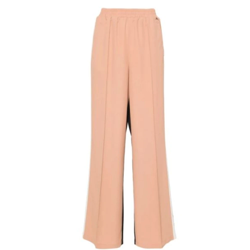 Twinset Wide Trousers Pink Dames