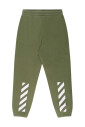 military-green-and-white-track-pants
