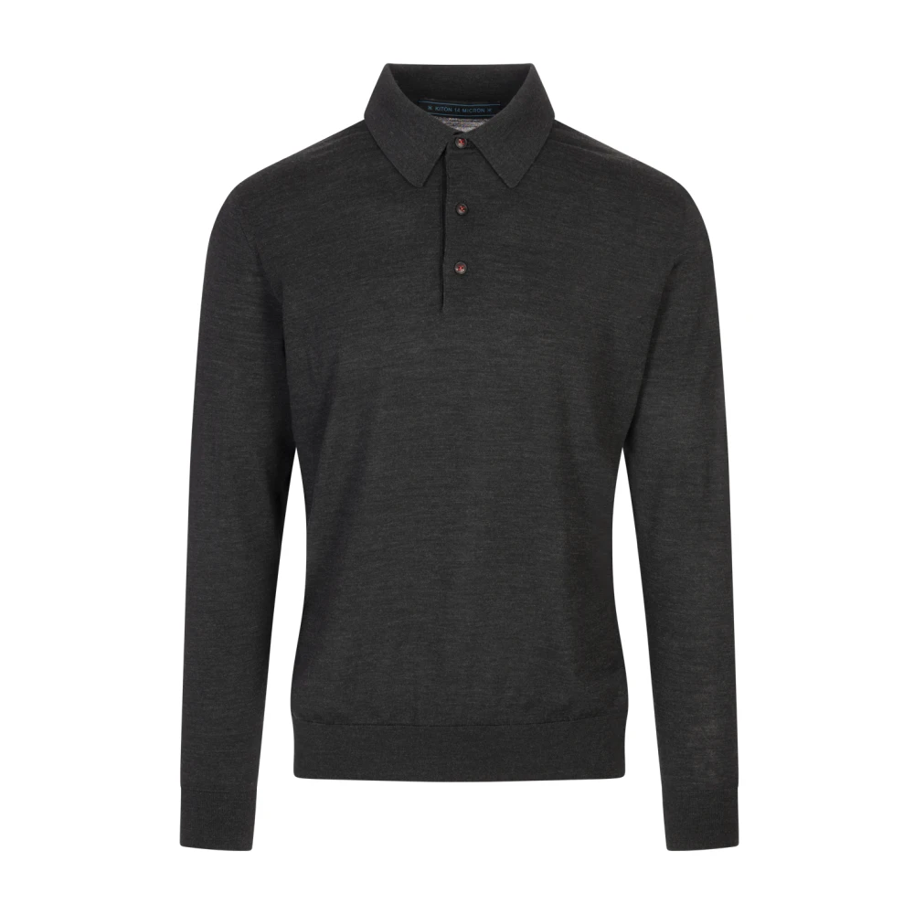 Kiton - Tops > Polo Shirts - Gray - Kiton - Modalova