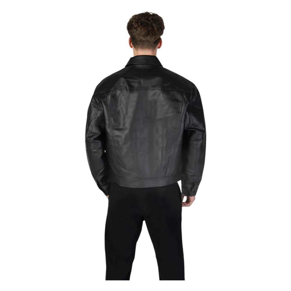 Calvin Klein Jeans Mannen Lente Zomer Jassen Collectie Black Heren