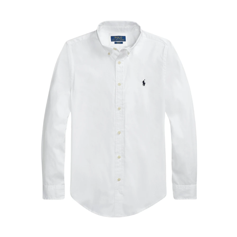 Polo Ralph Lauren Vit Slim Fit Tops Skjorta White, Pojke