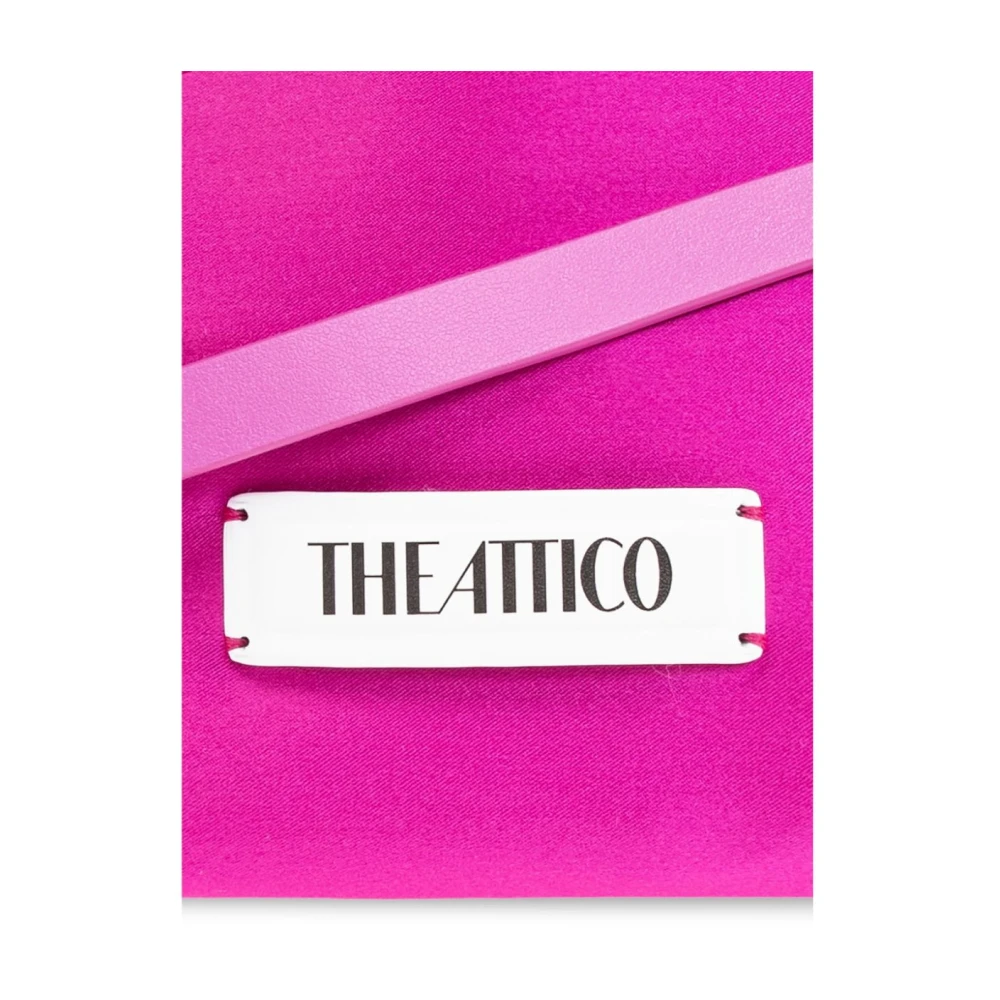 The Attico Roze Fuchsia Top Handvat Schoudertas Pink Dames