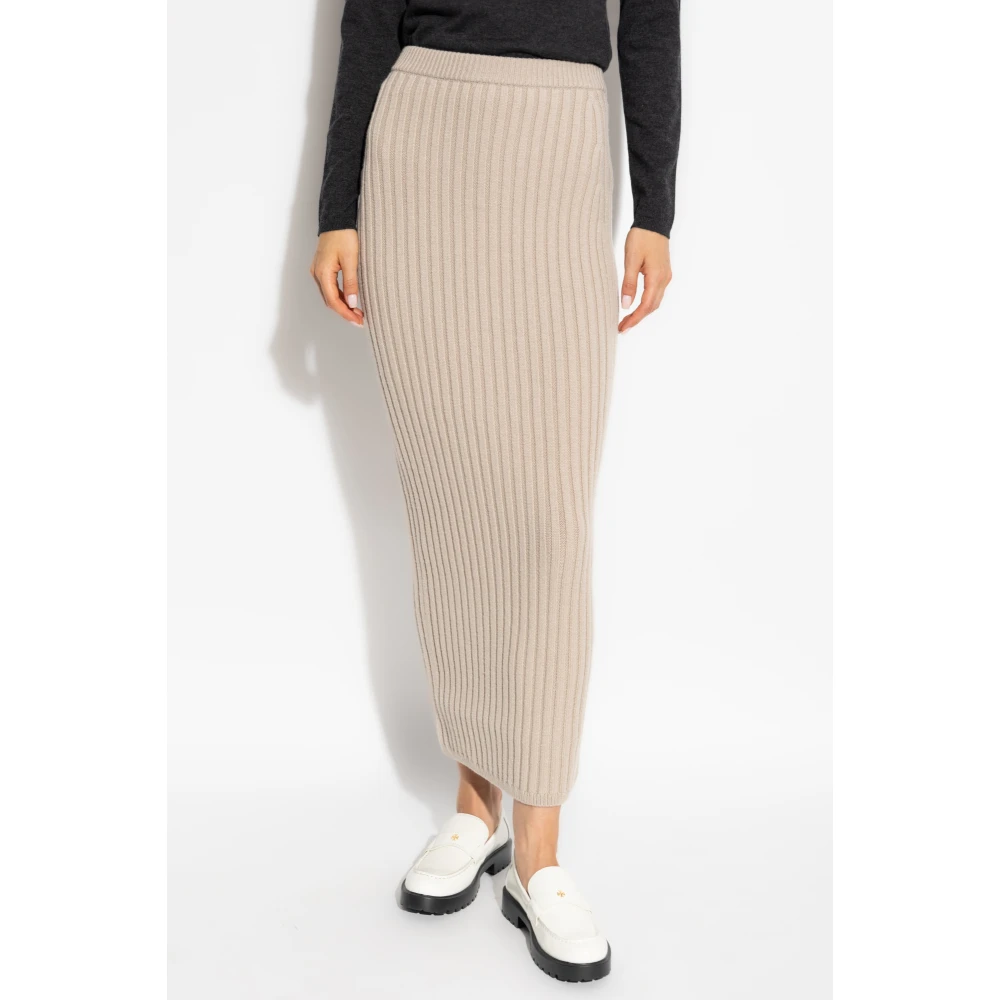 Max Mara Rok Seta Beige Dames