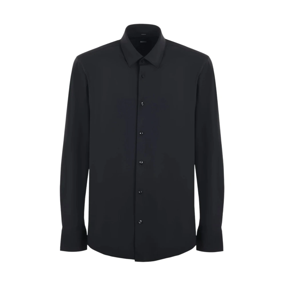 Boss Uomo Nero - Camicia Tecnica Elasticizzata Performance - Shirts - S - Immagine 2