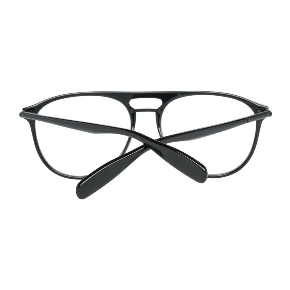 Ted Baker Zwarte plastic optische monturen met veerscharnier Black Heren