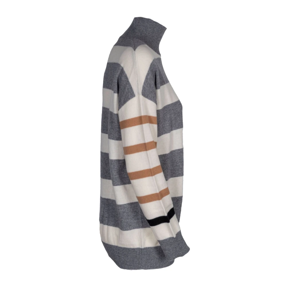 Kangra Luxe wol kasjmier trui Gray Dames
