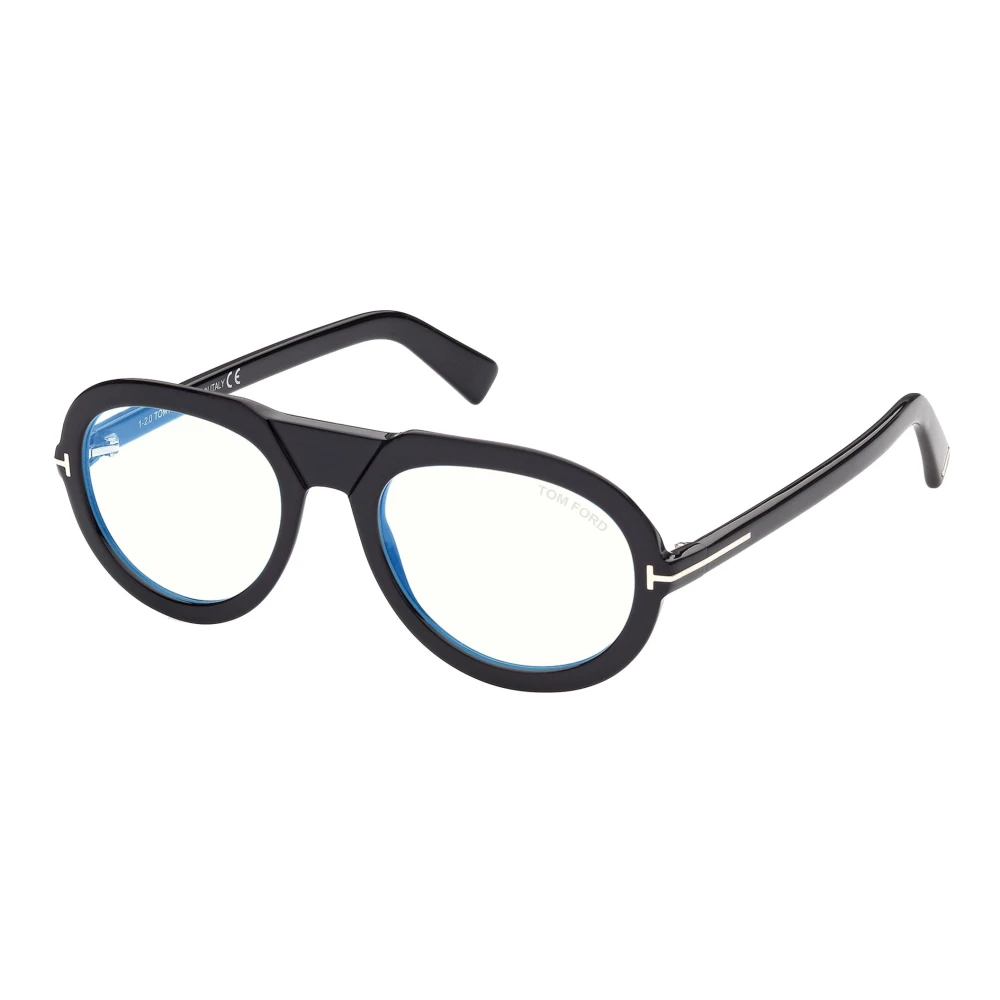 Tom Ford Blå Filter Glasögonbågar FT 5756-B Black, Unisex