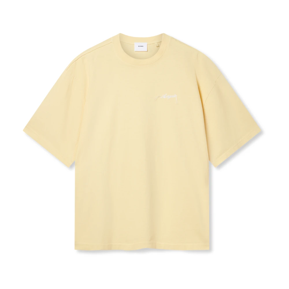 Axel Arigato Honor Washed T-Shirt Yellow, Herr